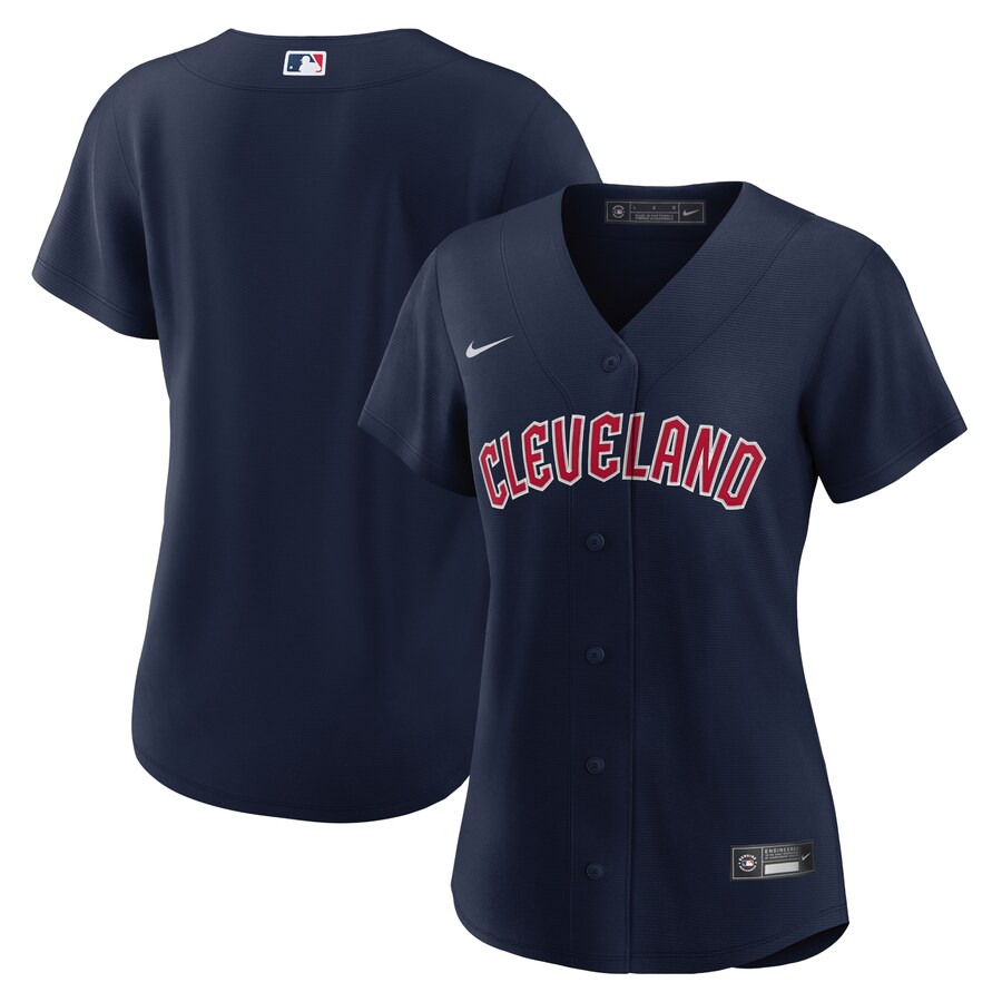 Women's Cleveland Guardians Nike Navy Alternate Official Replica Jersey - Ujersey Shop