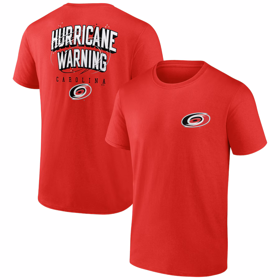 Men's Carolina Hurricanes Red Bring It T-Shirt - Ujersey Shop
