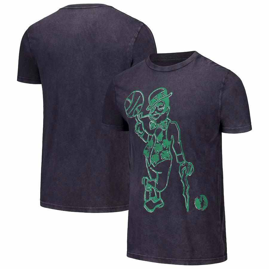 Unisex Boston Celtics Stadium Essentials Black Vintage T-Shirt - Ujersey Shop