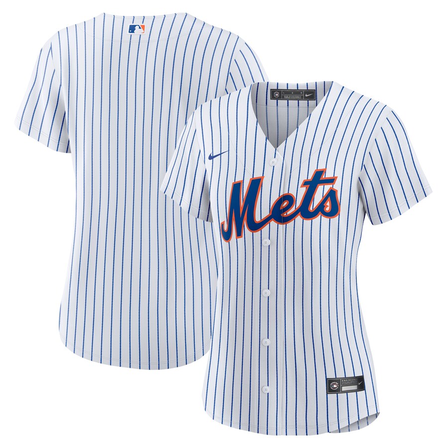Women's New York Mets Nike White Home Blank Replica Jersey - Ujersey Shop