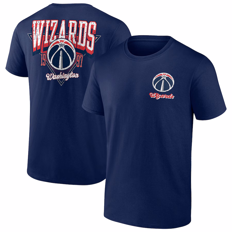 Men's Washington Wizards Navy Never Over T-Shirt - Ujersey Shop