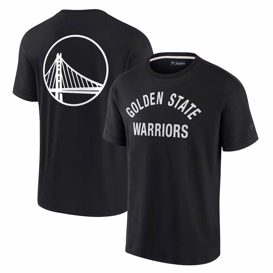 Unisex Golden State Warriors Fanatics Black Elements Super Soft Short Sleeve T-Shirt - Ujersey Shop