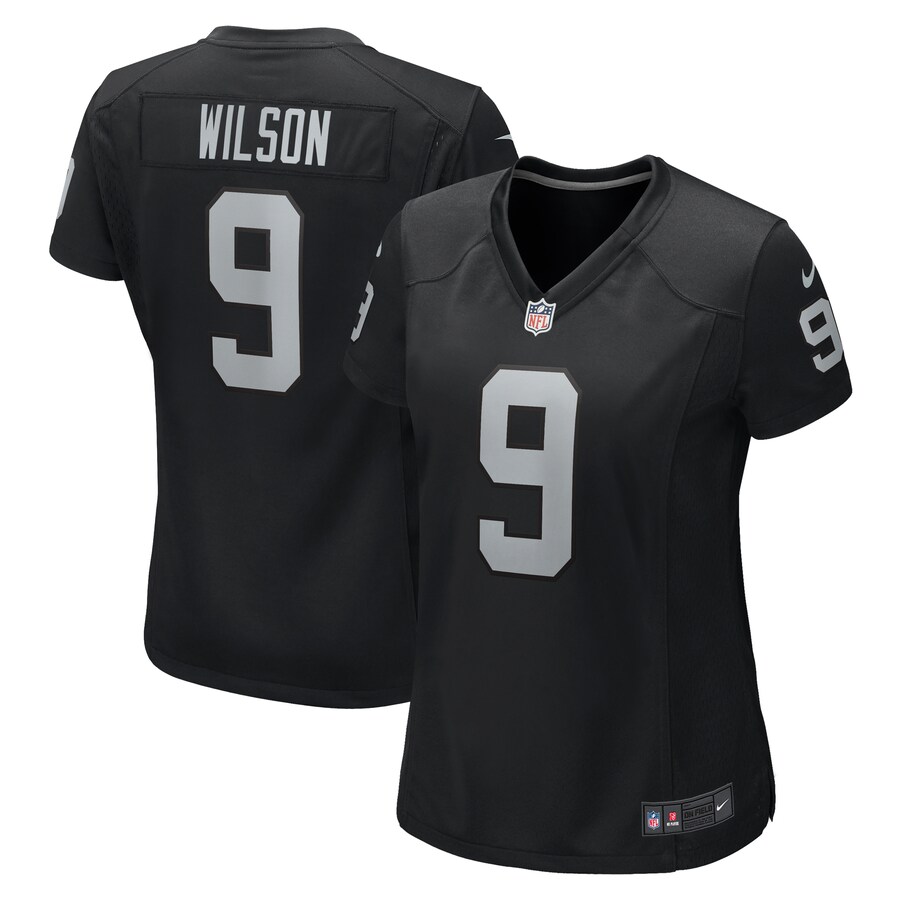 Women's Las Vegas Raiders Tyree Wilson Nike Black Game Jersey - Ujersey Shop