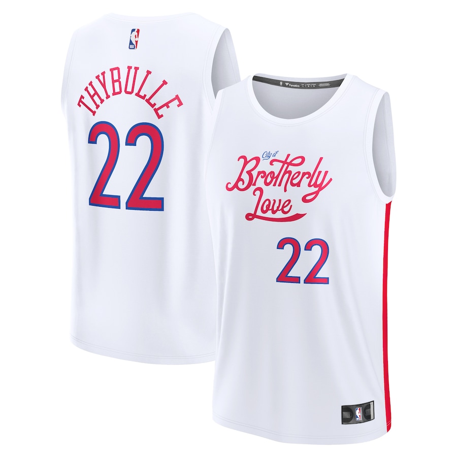 Youth Philadelphia 76ers Matisse Thybulle Fanatics White Fastbreak Jersey - City Edition - Ujersey Shop