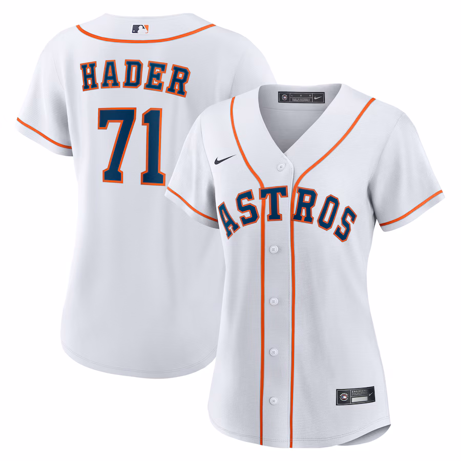 Women's Houston Astros Josh Hader Nike White Home Replica Jersey - Ujersey Shop