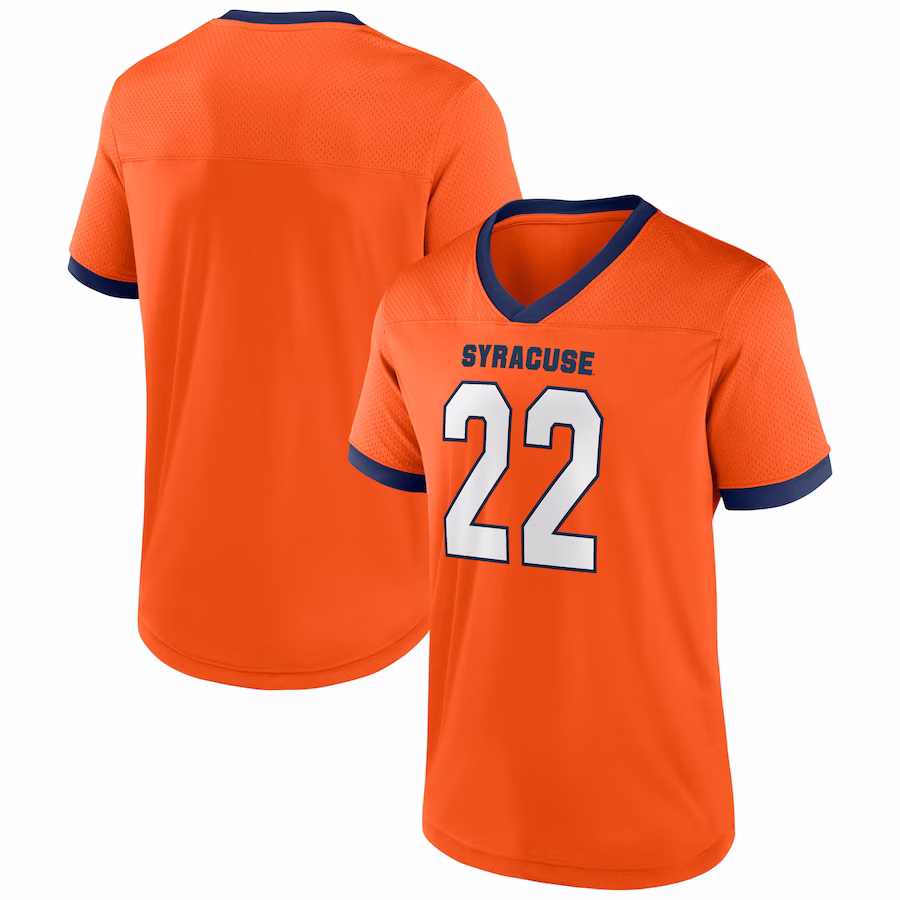 Men's Orange Syracuse Orange The Cut Football Jersey - Ujersey Shop