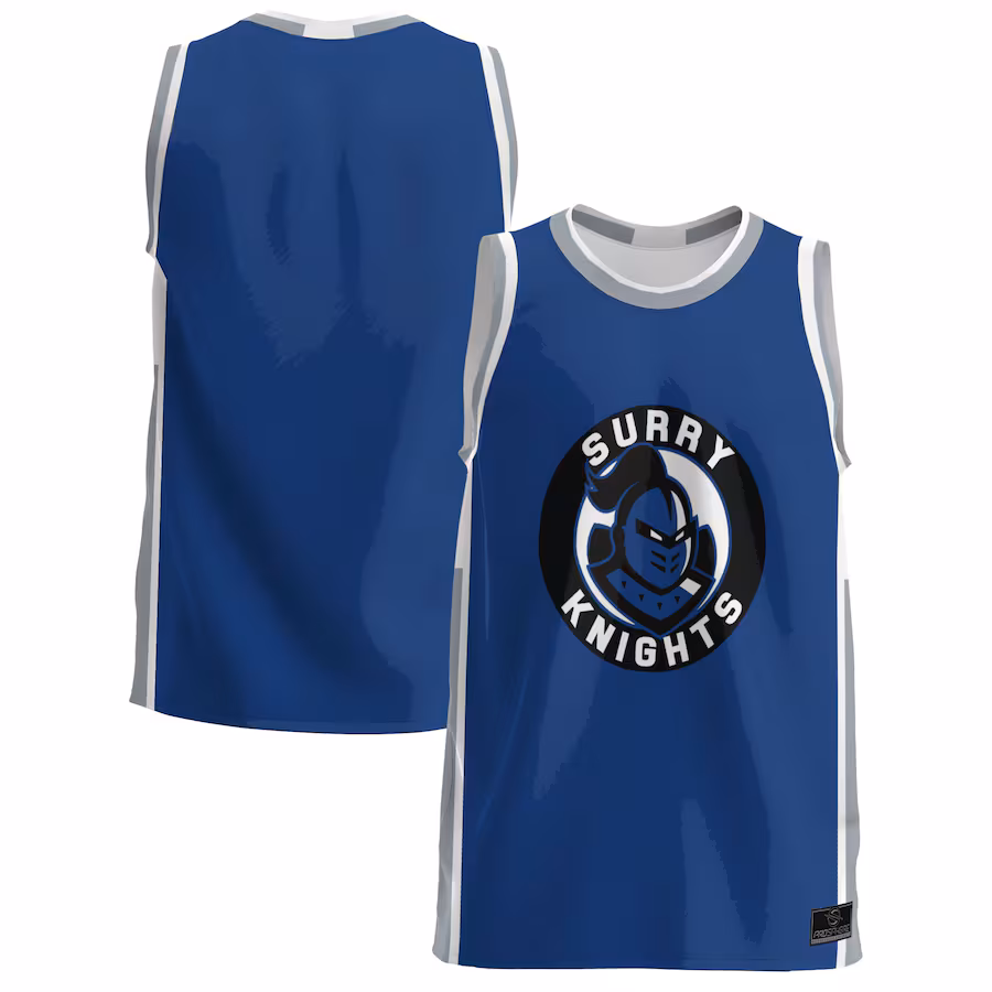 Men's ProSphere Blue Surry Community College Basketball Jersey - Ujersey Shop