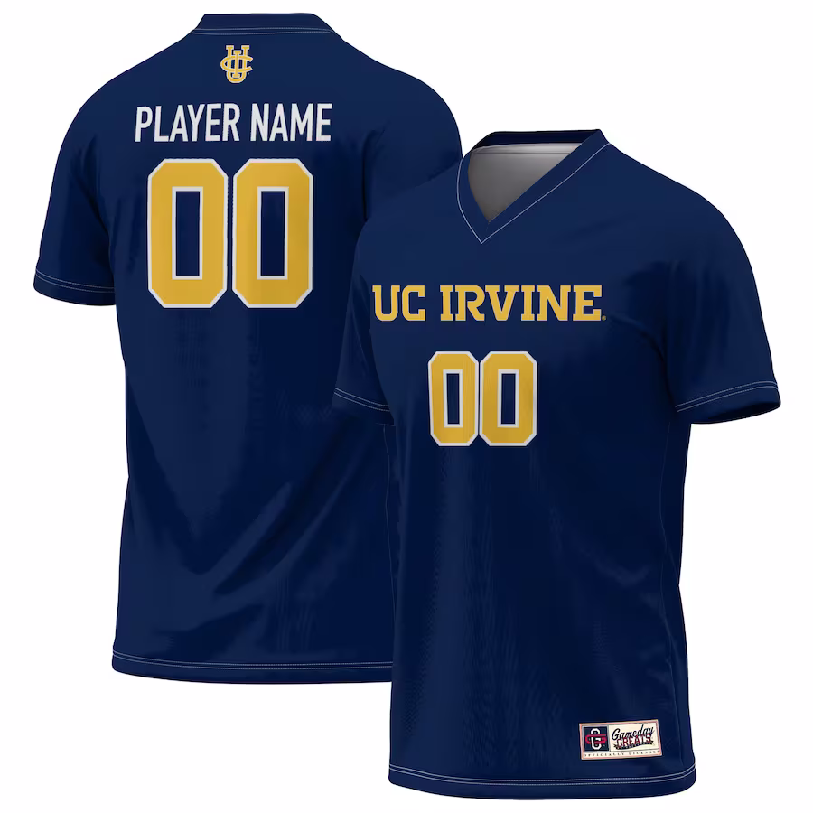 UC Irvine Anteaters GameDay Greats Youth Lightweight NIL Pick-A-Player Women's Soccer Jersey - Navy - Ujersey Shop