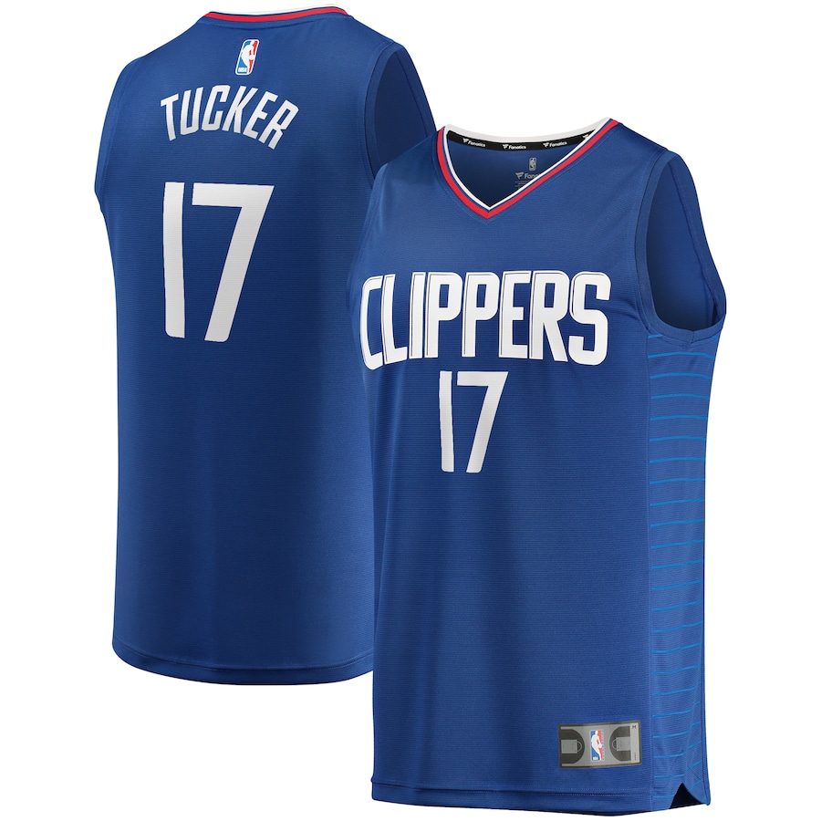 Men's LA Clippers PJ Tucker Fanatics Royal Fast Break Player Jersey - Icon Edition - Ujersey Shop