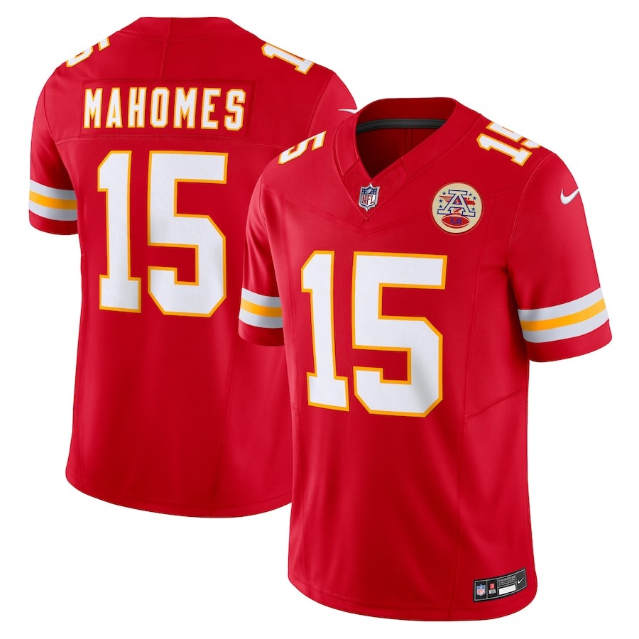 Men's Kansas City Chiefs Patrick Mahomes Nike Red Vapor F.U.S.E. Limited Jersey - Ujersey Shop