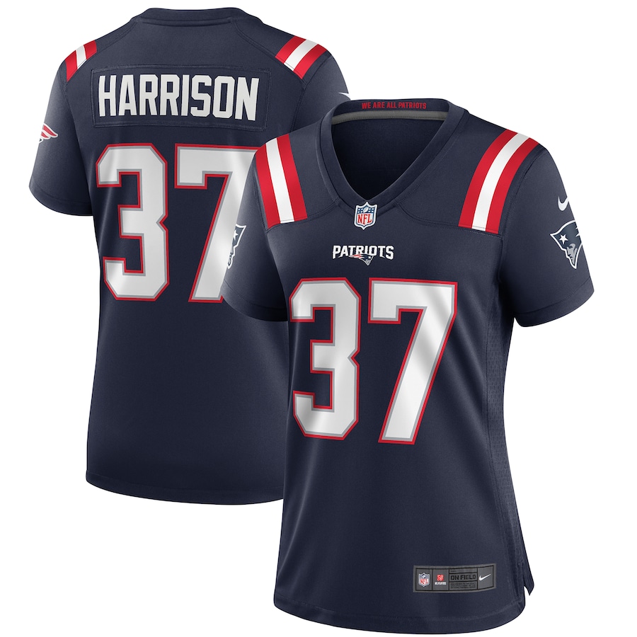 Women's New England Patriots Rodney Harrison Nike Navy Game Retired Player Jersey - Ujersey Shop