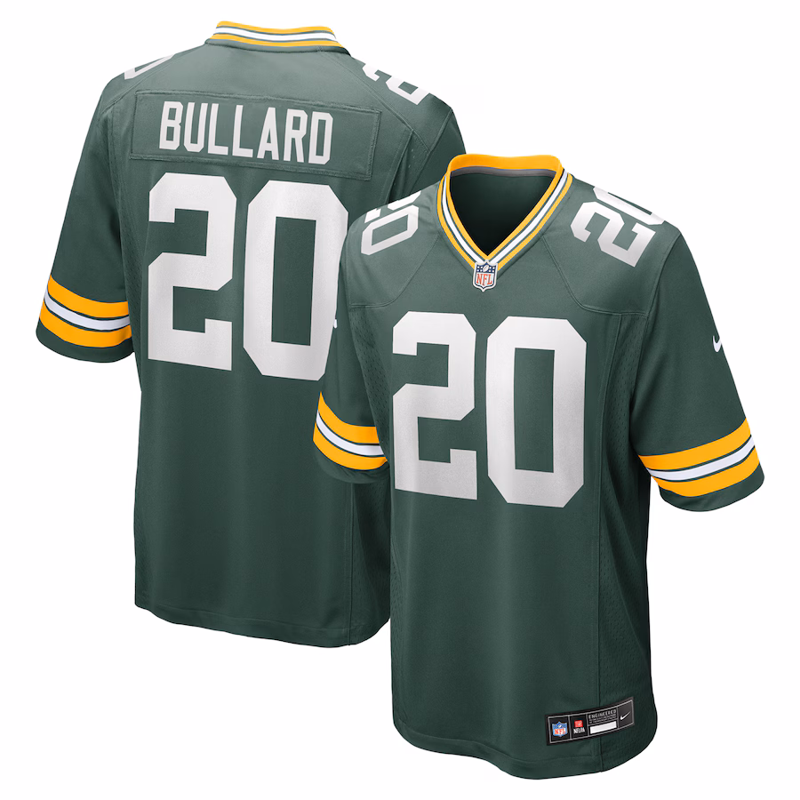 Men's Green Bay Packers Javon Bullard Nike Green Game Jersey - Ujersey Shop