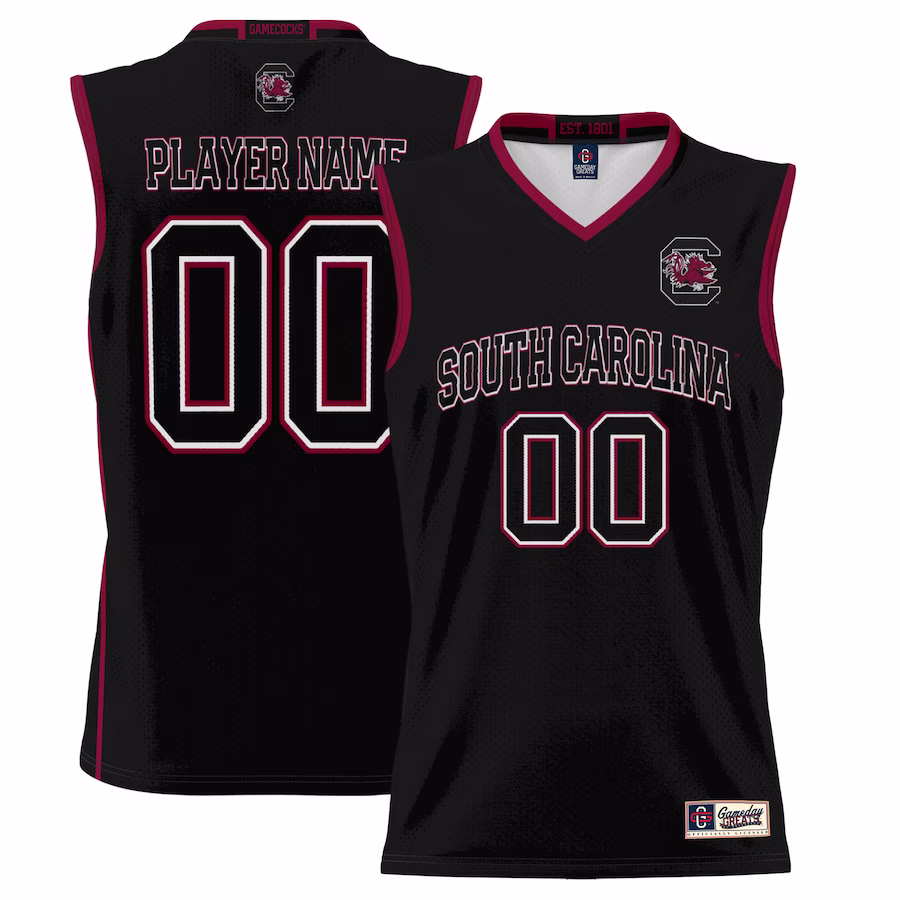 South Carolina Gamecocks GameDay Greats Unisex  Lightweight NIL Pick-A-Player Basketball Jersey - Black - Ujersey Shop