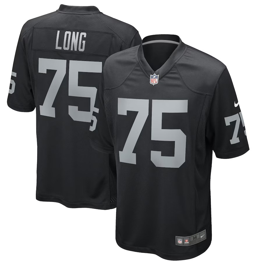 Men's Las Vegas Raiders Howie Long Nike Black Game Retired Player Jersey - Ujersey Shop