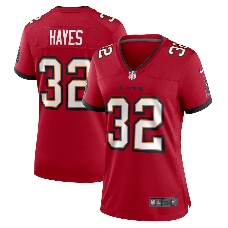 Women's Tampa Bay Buccaneers Josh Hayes Nike  Red  Game Jersey - Ujersey Shop