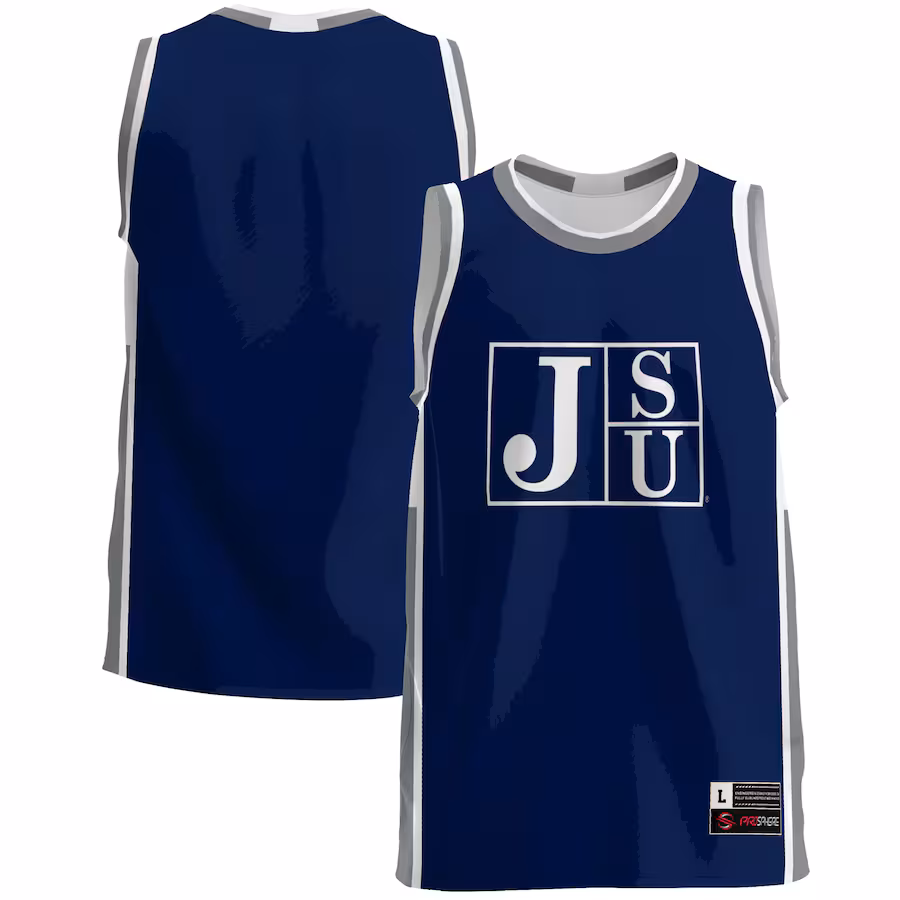 Men's GameDay Greats  Navy Jackson State Tigers  Lightweight Basketball Jersey - Ujersey Shop