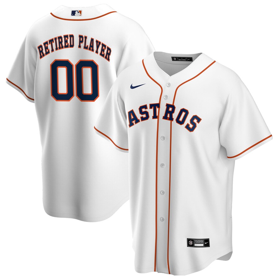 Men's Houston Astros Nike White Home Pick-A-Player Retired Roster Replica Jersey - Ujersey Shop