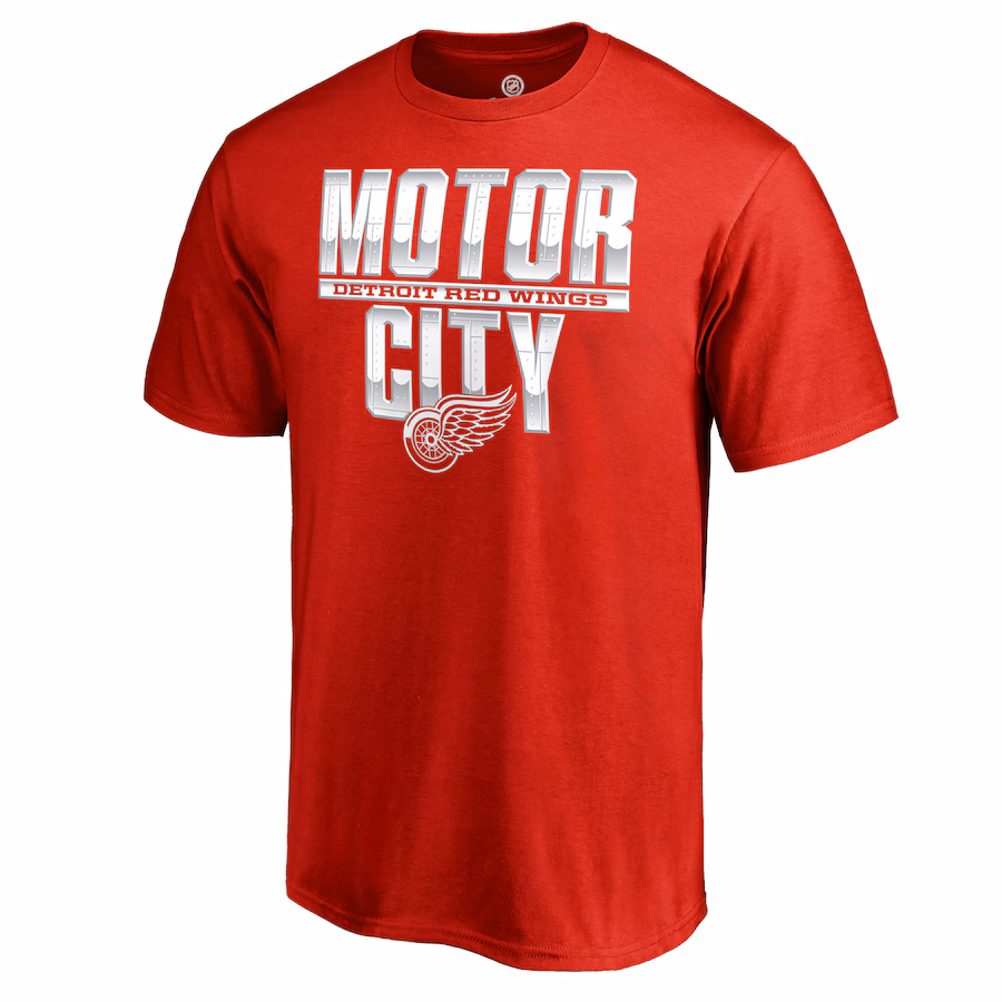 Men's Detroit Red Wings Red Hometown Collection Local T-Shirt - Ujersey Shop