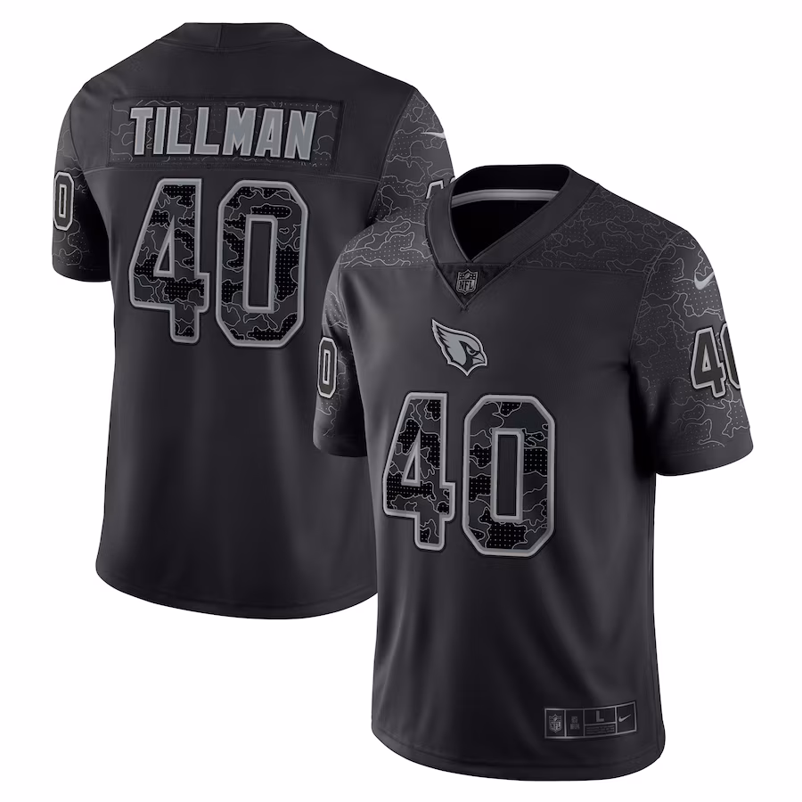 Men's Arizona Cardinals Pat Tillman Nike Black Retired Player RFLCTV Limited Jersey - Ujersey Shop