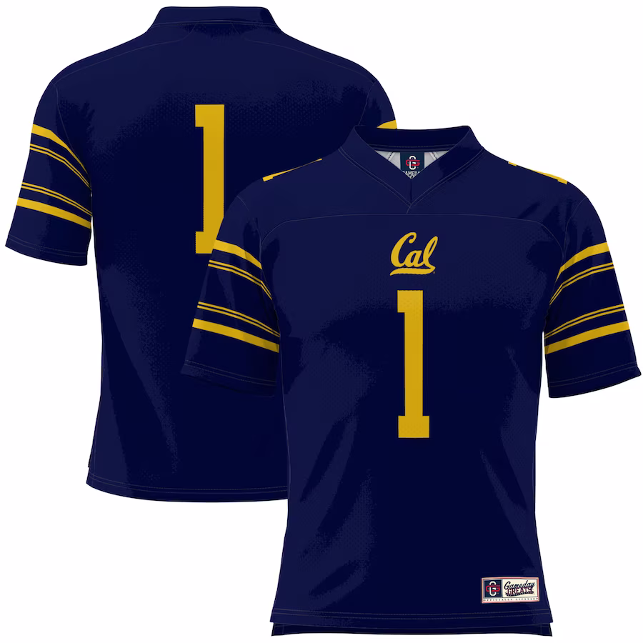 #1 Cal Bears GameDay Greats Youth Football Jersey - Navy - Ujersey Shop