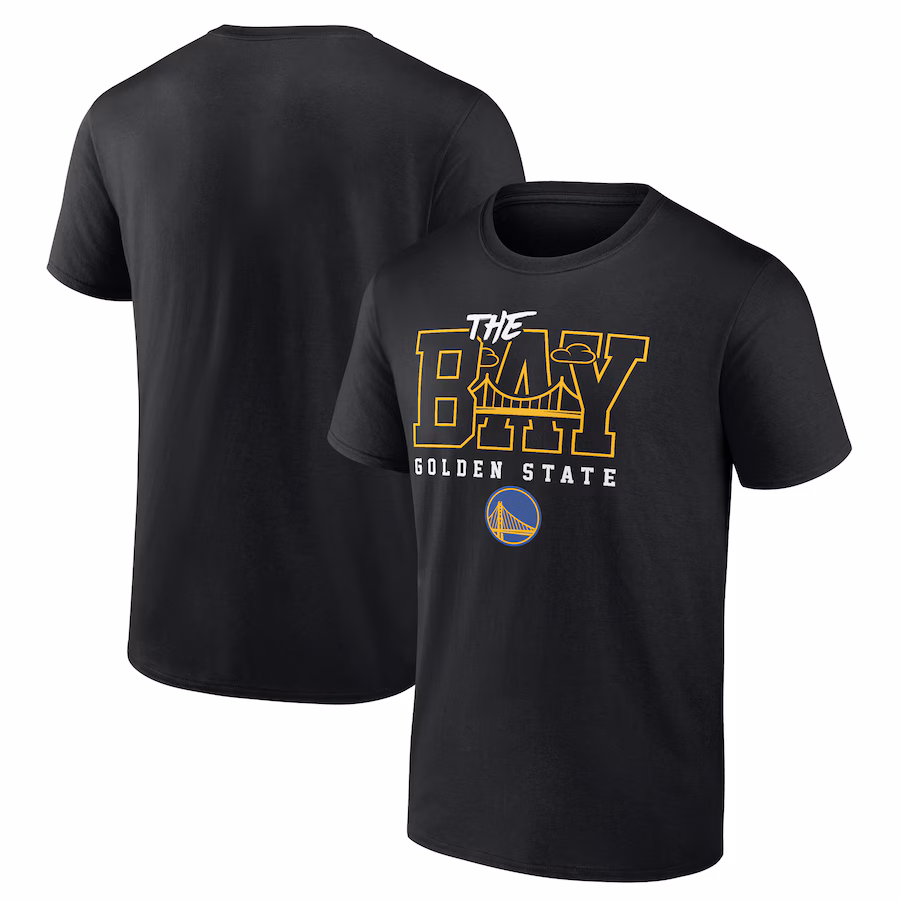 Men's Golden State Warriors  Black Core Hometown Launch T-Shirt - Ujersey Shop
