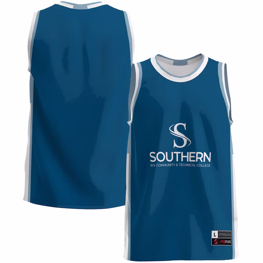 Southern West Virginia Community and Technical College GameDay Greats Lightweight Basketball Jersey - Blue - Ujersey Shop
