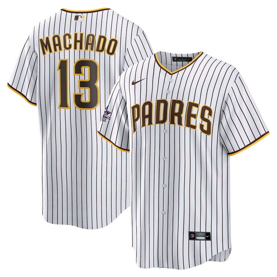 Youth San Diego Padres Manny Machado Nike White 2025 MLB All-Star Game Home Replica Player Jersey - Ujersey Shop