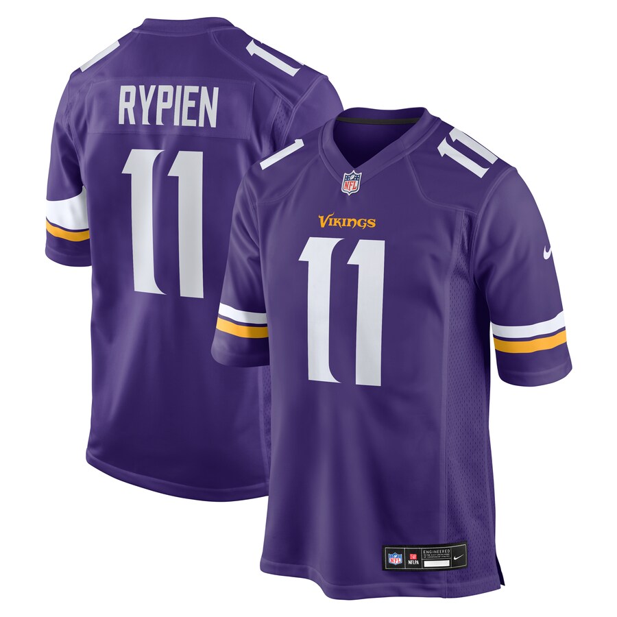 Men's Minnesota Vikings Brett Rypien Nike Purple Team Game Jersey - Ujersey Shop