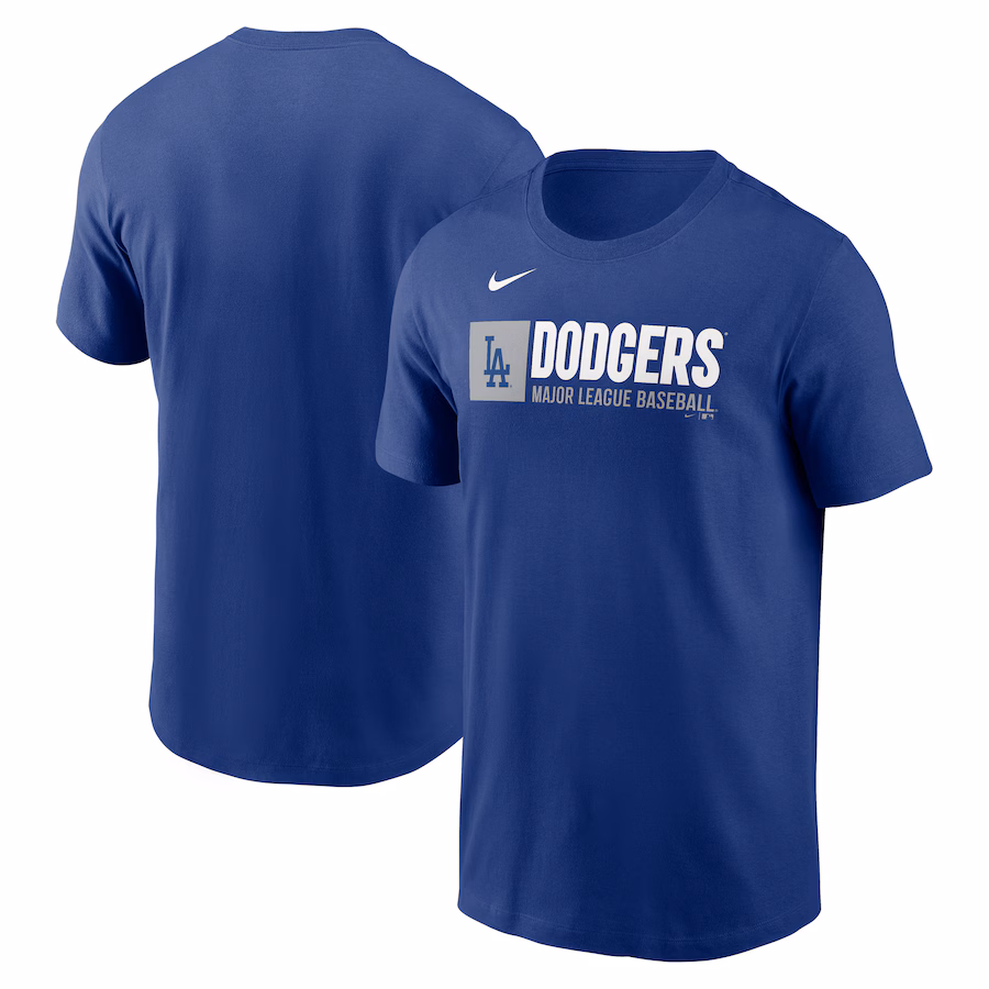 Men's Los Angeles Dodgers Nike Royal Team Block T-Shirt - Ujersey Shop