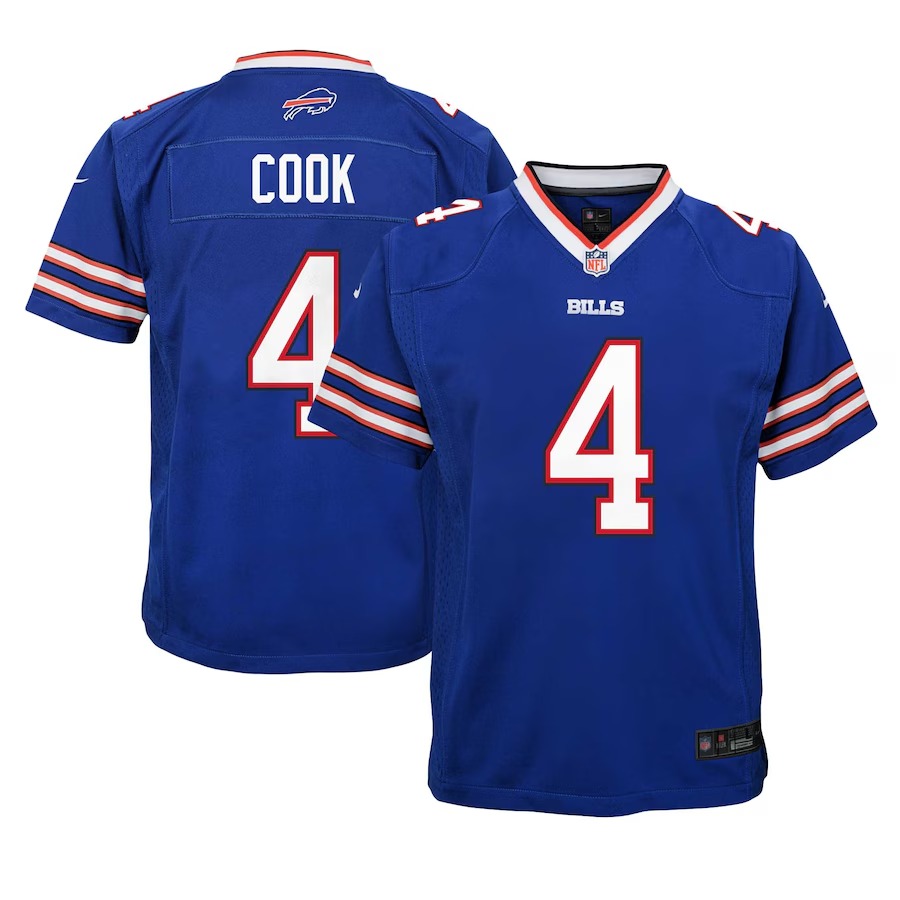 Youth Buffalo Bills James Cook Nike Royal Game Jersey - Ujersey Shop