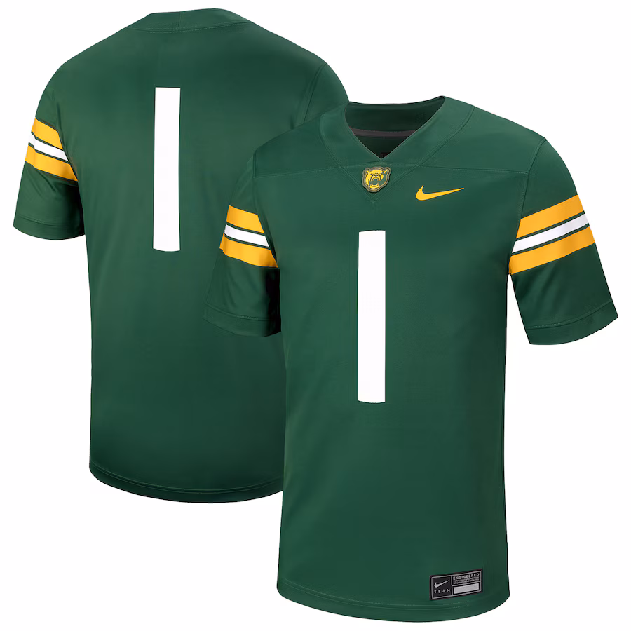 Men's Nike #1 Green Baylor Bears Untouchable Football Jersey - Ujersey Shop