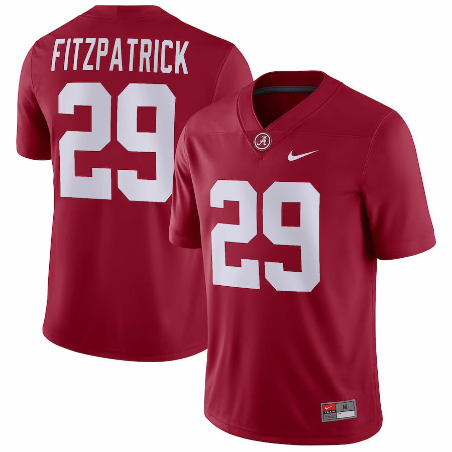Minkah Fitzpatrick Alabama Crimson Tide Nike Game Jersey - Crimson - Ujersey Shop