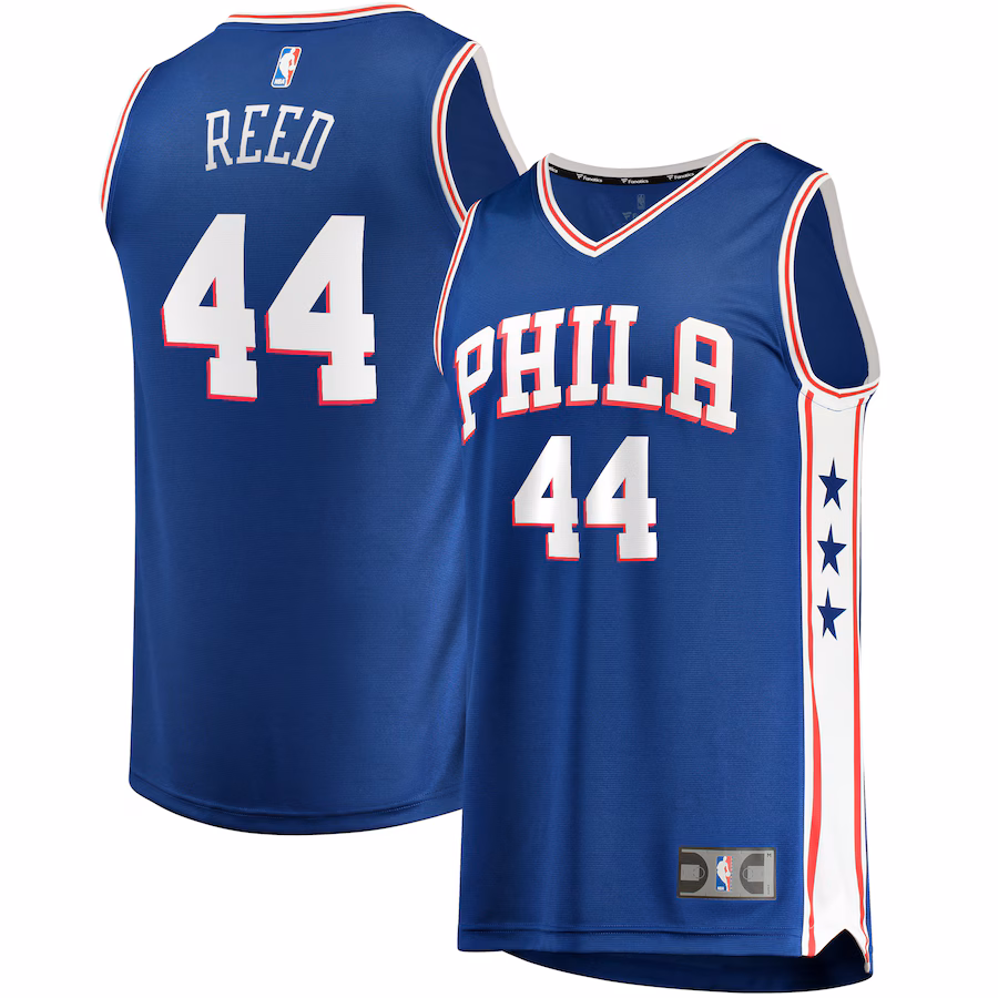 Men's Philadelphia 76ers Paul Reed Fanatics Royal Fast Break Replica Jersey - Icon Edition - Ujersey Shop