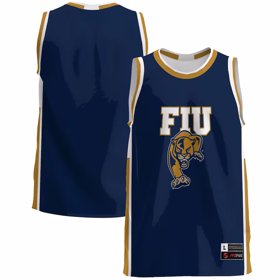 Men's GameDay Greats  Navy FIU Panthers  Lightweight Basketball Jersey - Ujersey Shop