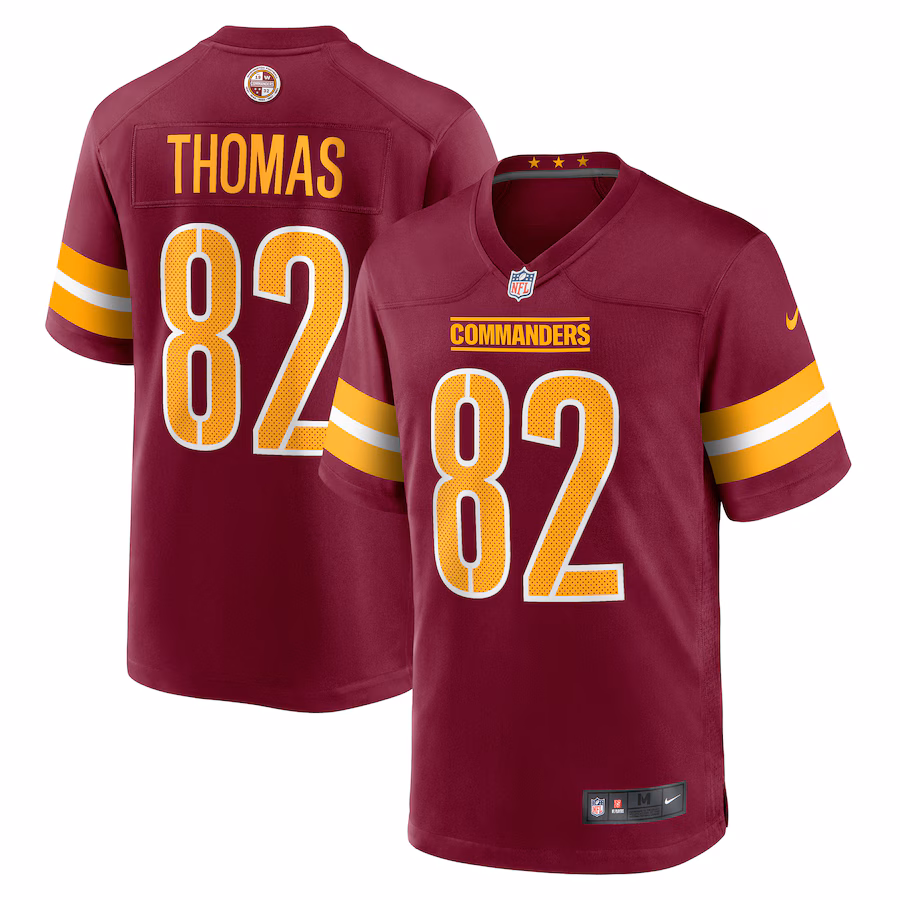 Men's Washington Commanders Logan Thomas Nike  Burgundy  Game Jersey - Ujersey Shop