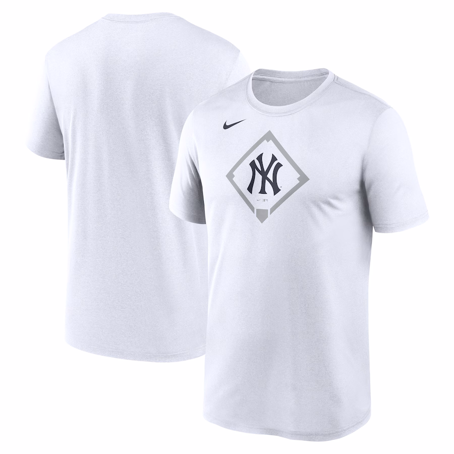 Men's New York Yankees Nike White Icon Legend Performance T-Shirt - Ujersey Shop