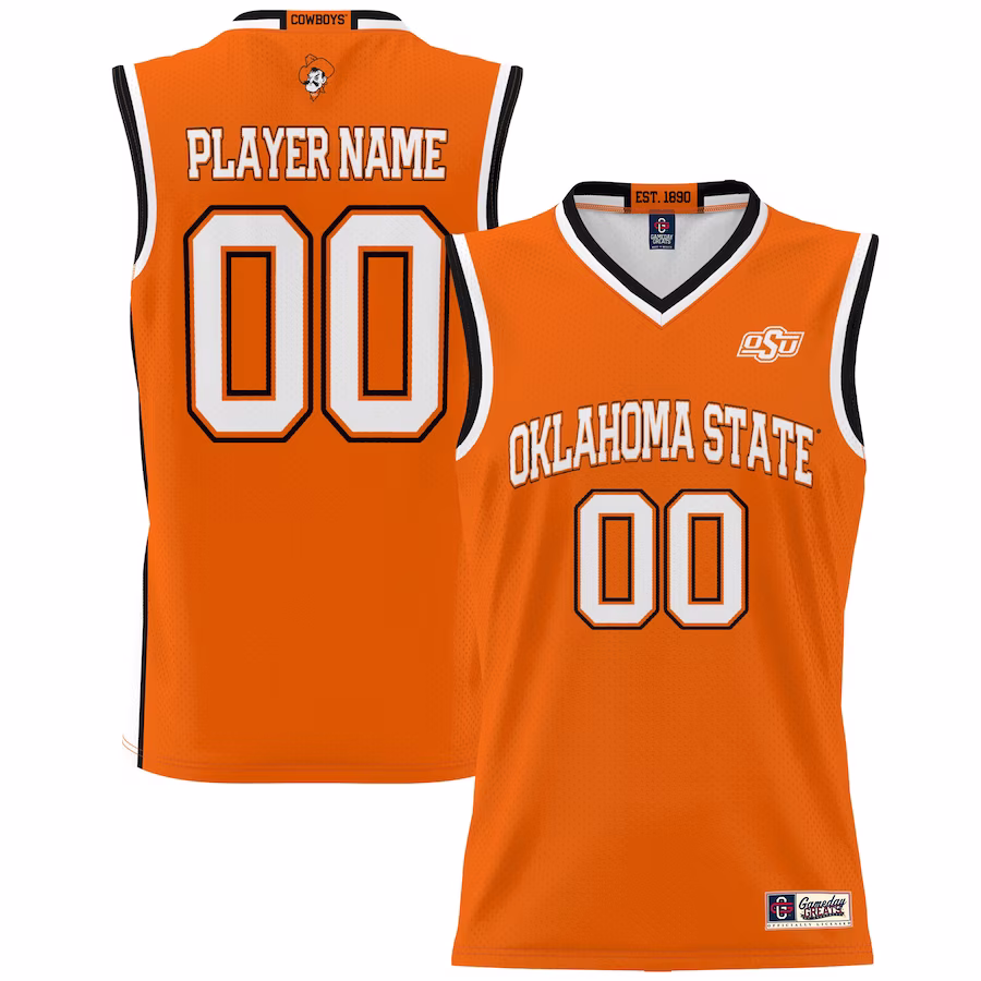 Oklahoma State Cowboys GameDay Greats Men's NIL Pick-A-Player Lightweight Basketball Jersey - Orange - Ujersey Shop