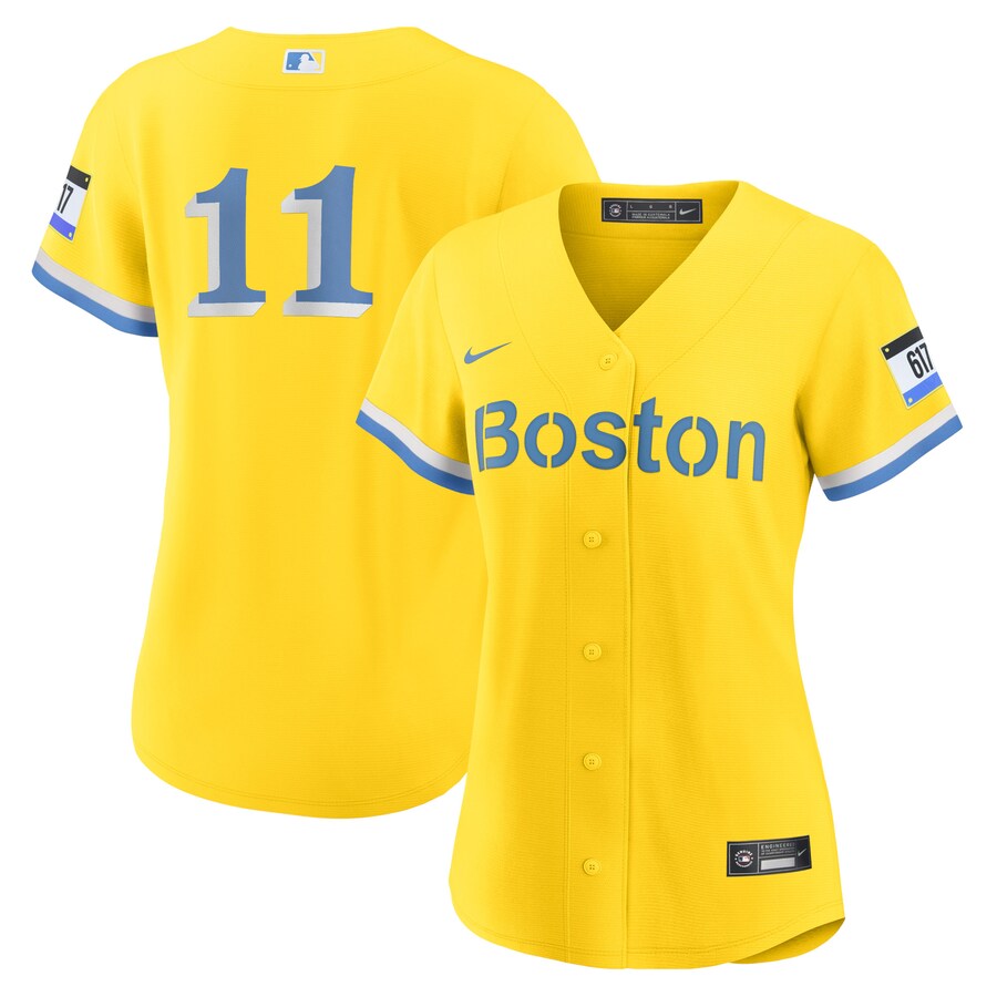 Women's Boston Red Sox Rafael Devers Nike Gold City Connect Replica Player Jersey - Ujersey Shop
