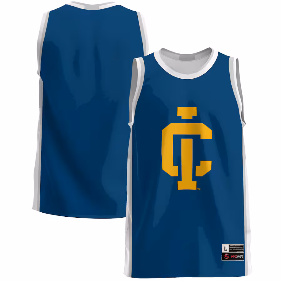 Men's GameDay Greats  Blue Ithaca College Bombers  Lightweight Basketball Jersey - Ujersey Shop