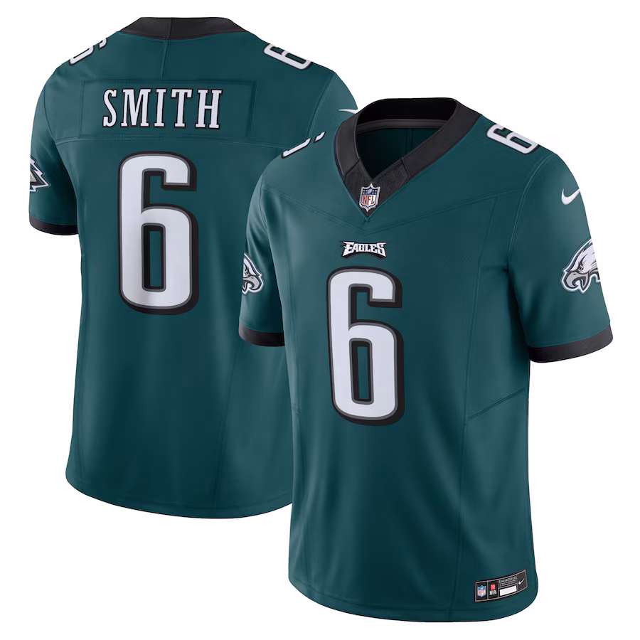 Men's Philadelphia Eagles DeVonta Smith Nike Green Vapor F.U.S.E. Limited Jersey - Ujersey Shop