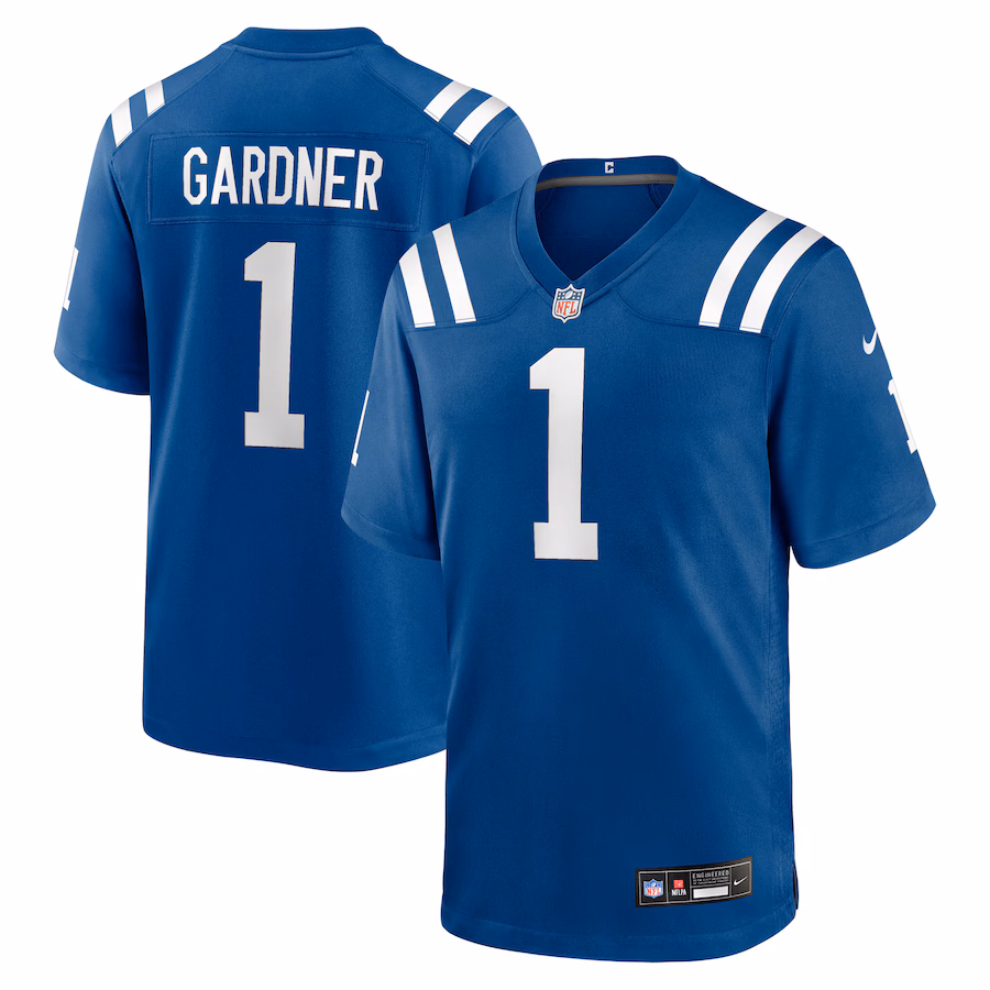 Men's Indianapolis Colts Ahmad Sauce Gardner Nike Royal Team Game Jersey - Ujersey Shop