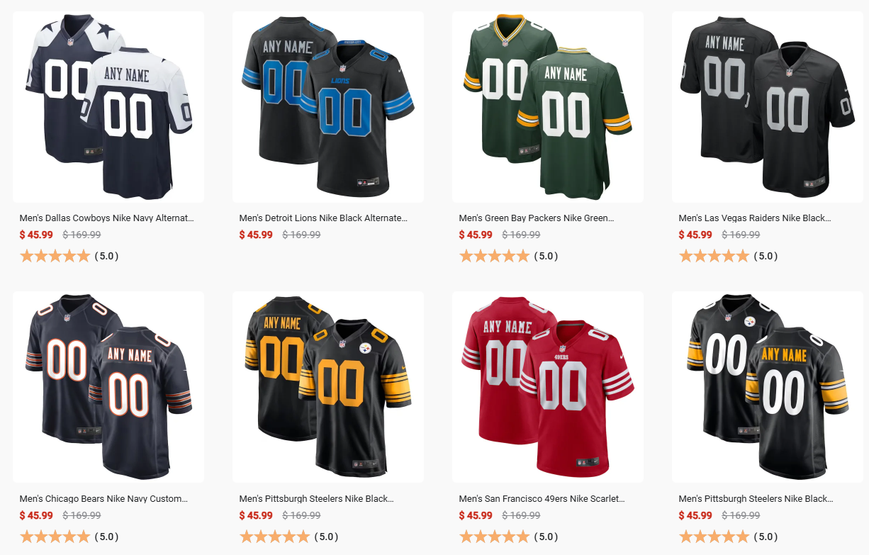 Ujersey Jersey Collection