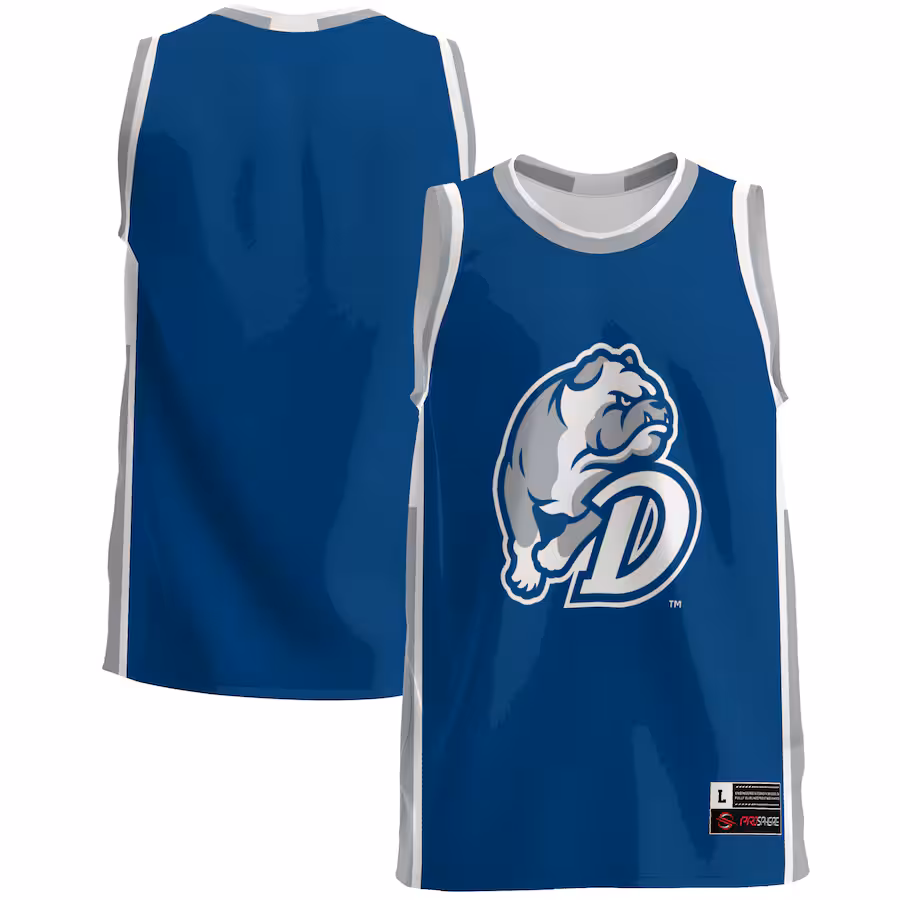 Men's GameDay Greats  Blue Drake Bulldogs  Lightweight Basketball Jersey