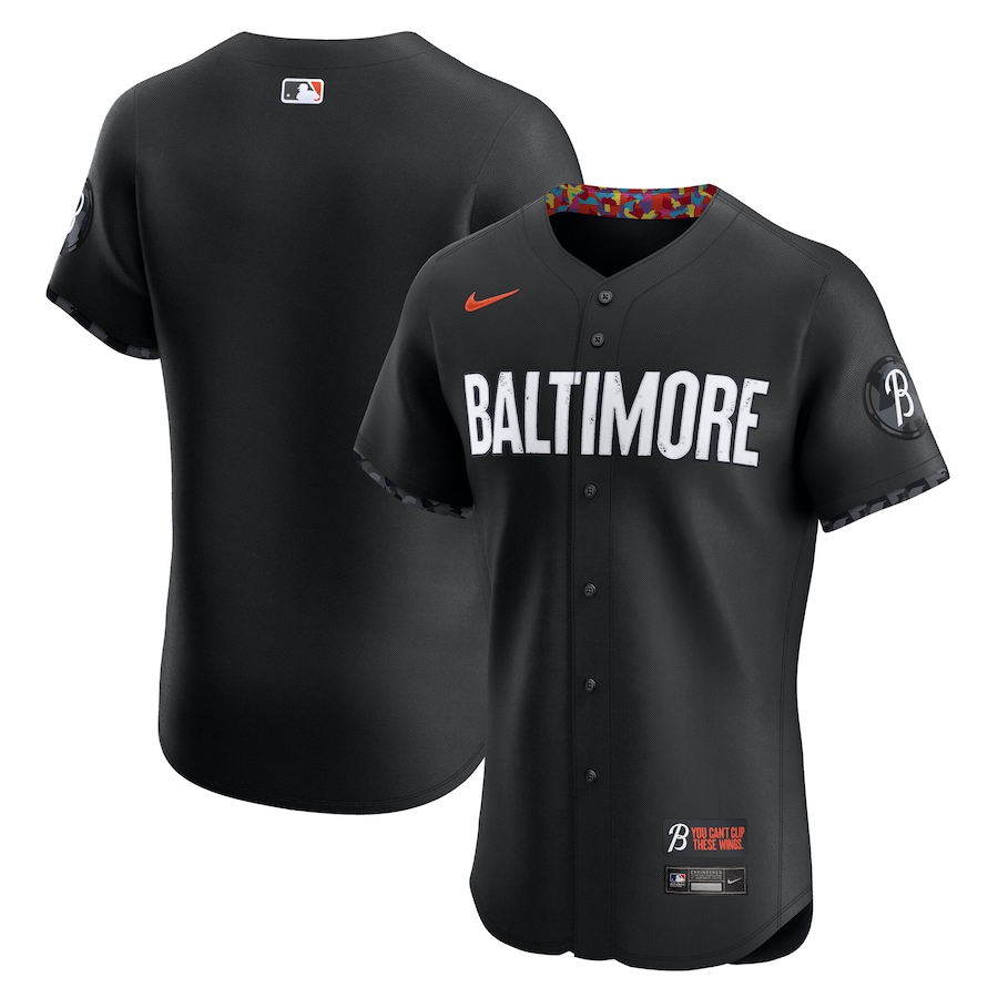 Men's Baltimore Orioles Nike Black City Connect Elite Jersey