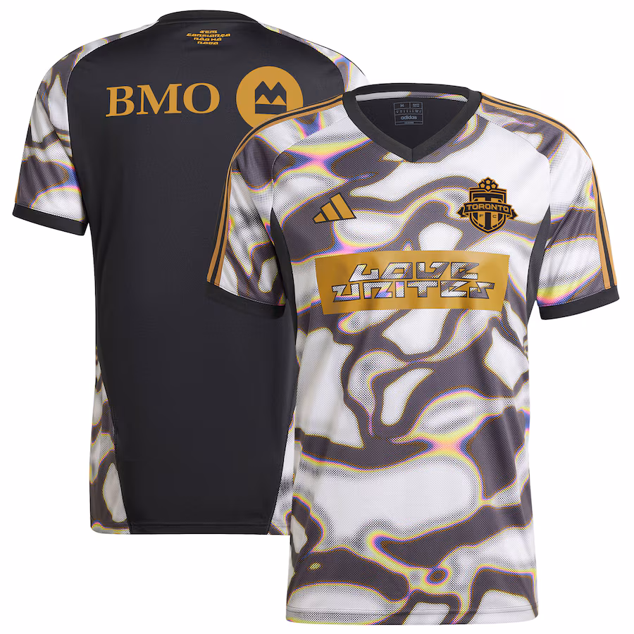 Men's Toronto FC adidas Black 2024 Pride Pre-Match Top