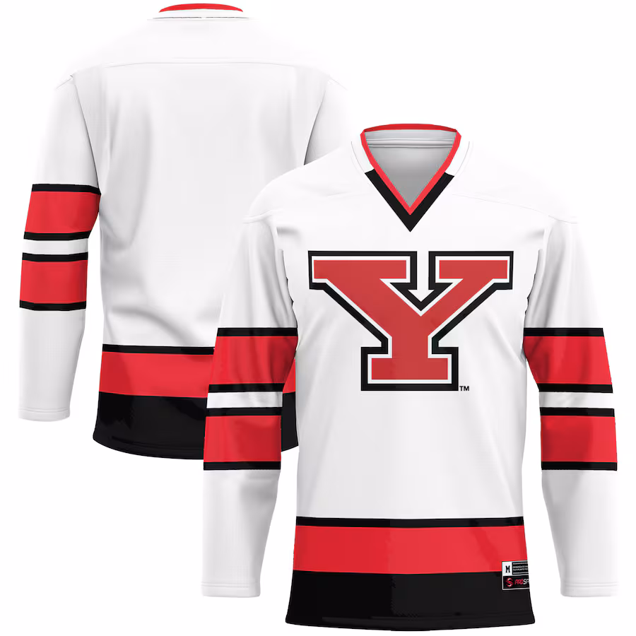 Men's GameDay Greats White Youngstown State Penguins Hockey Jersey