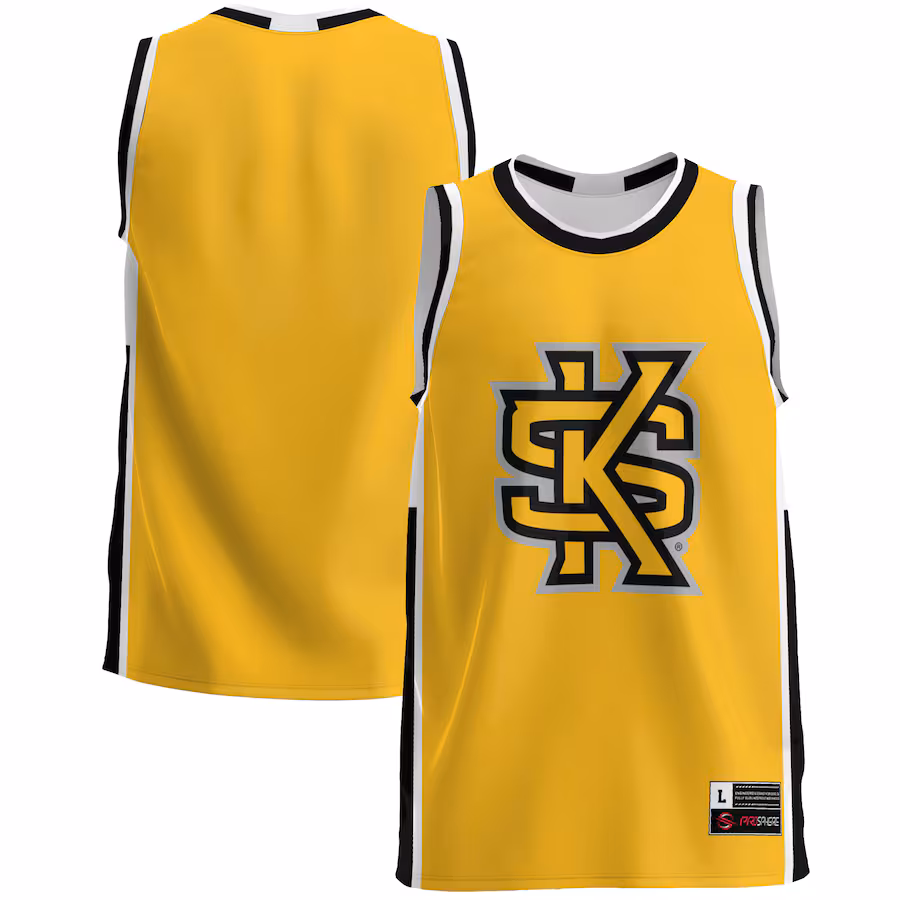Men's GameDay Greats  Gold Kennesaw State Owls  Lightweight Basketball Jersey