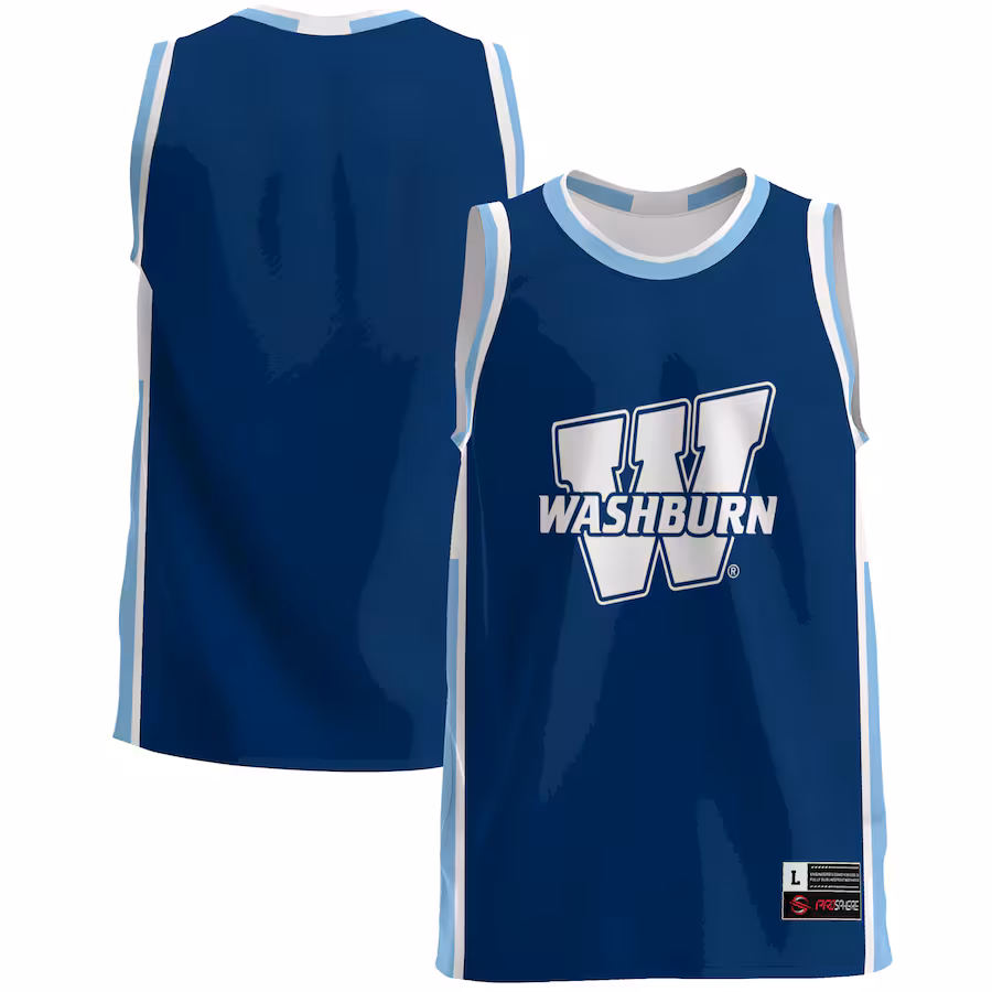 Men's GameDay Greats  Blue Washburn Ichabods  Lightweight Basketball Jersey