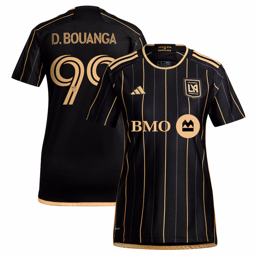 Women's LAFC Denis Bouanga adidas Black 2024 Primary Replica Player Jersey
