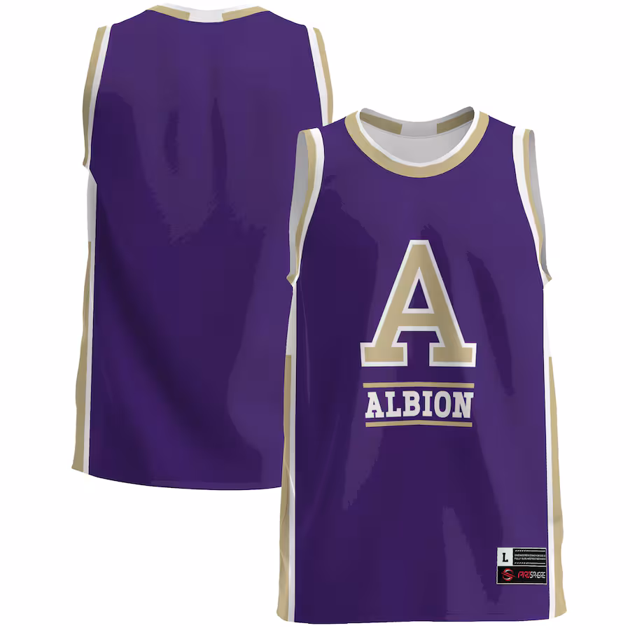 Men's GameDay Greats  Purple Albion Britons  Lightweight Basketball Jersey